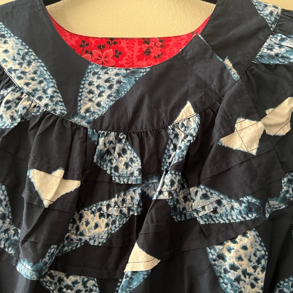 Ulla Johnson Lila Blouse - Indigo, Sz 10, NWT - Picture 4 of 8